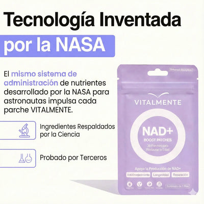 Parches NAD+ Boost™ Vitalidad renovada y rejuvenecimiento celular