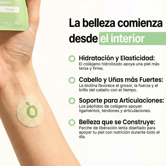 Parches de Colágeno GLOW™: Rejuvenece, Hidrata y Reafirma tu Piel