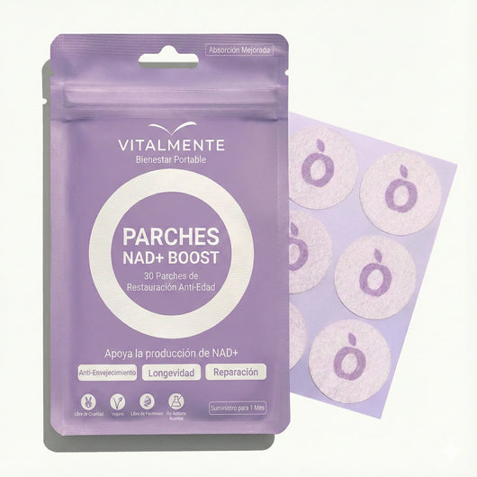 Parches NAD+ Boost™ Vitalidad renovada y rejuvenecimiento celular