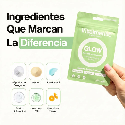 Parches de Colágeno GLOW™: Rejuvenece, Hidrata y Reafirma tu Piel